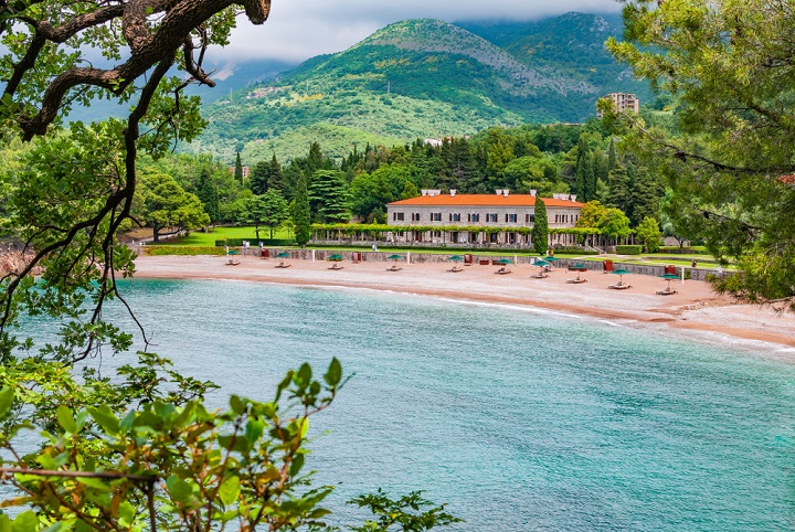 Sveti,Stefan.milocher.the,Beaches,Of,The,King,And,Queen,In,Montenegro.